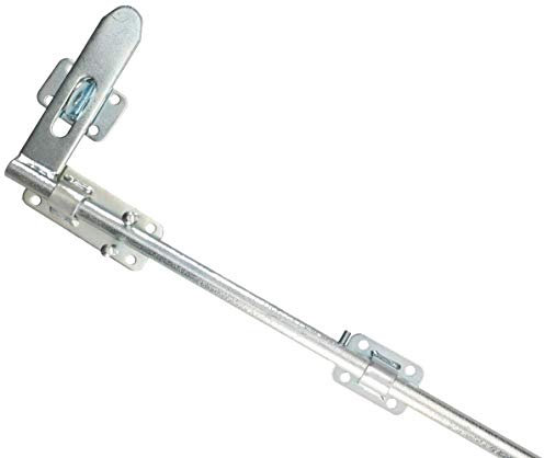 KOTARBAU Verrou de portail galvanisé - 800 x 180 mm - Verrou de porte de jardin