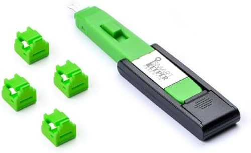 SmartKeeper ESSENTIAL / 4 x RJ11 Port Blockers mit 1 x Lock Key Mini / Grün