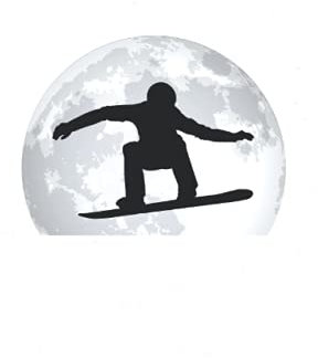 Snowboard Tagesplaner: Snowboard Mond Snowboarder Wintersport / Kalender 2022 / Wochenplaner Tagesplaner Planer / Planungsbuch To-Do-Liste / 6x9 Zoll / 100 ausfüllbare Seiten