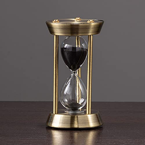 Brogtorl Sablier en métal,Minuterie de sablier,Sablier pour enfants1 3 5 10 15 30 Minutes,Aide visuelle pour Les Jeux,la Cuisine et l'exercice,pour Salle de Classe,Bureau,Cuisine Hourglass.