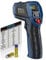 Eventek Infrarot Thermometer -58°F~1112°F (-50°C～600°C), IR Pyrometer Berührungslos Digital Laser-Temperaturmessgerät mit Einstellbarer Emissionsgrad für Küche/Barbecue/Gefrierschrank/Industrie