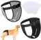 Confezione da 2 pantaloni per cani, pannolini per cani con 6 assorbenti igienici, pantaloni protettivi regolabili per cani femmine in calore, sanguinamento mensile (2XL-nero e grigio)