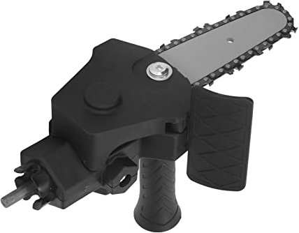 Adaptador de Conversión de Sierra, Adaptador de Taladro a Sierra Mango Auxiliar de Acero Inoxidable para Exteriores (Para taladro eléctrico de 4 pulgadas)