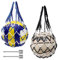 HENGBIRD Lot de 2 Filets de Balle Portables, Sac Filet de Ballon, Filet à Balles, Sac en Filet de Nylon, Filets de Balle pour Le Football Basketball Rugby Réutilisable