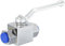 PATIKIL Hydraulischer Kugelhahn 2-Wege 1/2 NPT Innengewinde Hochdruck Kugelhahn 7250 PSI (50MPa) Hydraulisches Absperrventil Kohlenstoffstahl für Wasser Öl