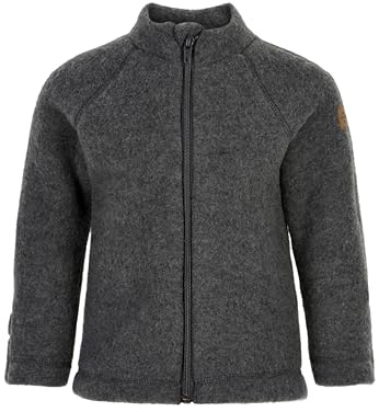 Mikk-line Wollwalk Jacke Baby & Walkjacke Kinder, Merinowolle | Wollfleece Jacke aus Merinowolle, Winterjacke & Übergangsjacke, Oeko-Tex, kratzfrei