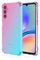 Topme Custodia per Telefono per Samsung Galaxy S24 (6.2 Inches), Cover per Cellulare con Gradiente di Colore Trasparente in Morbido Silicone TPU - Rosa Verde