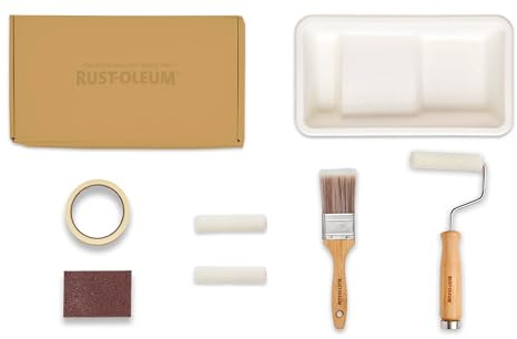 Rust-Oleum Ready to Roll - Eco Paint Kit (Small) - Bathroom Wood & Cabinet Satin Warming Yellows