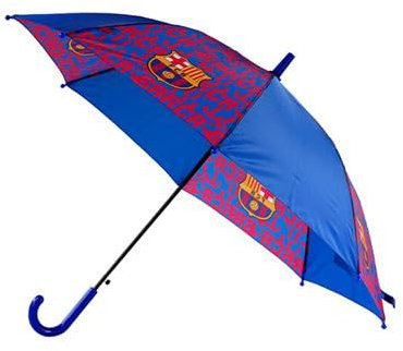 CyP Brands-FC Barcelona, Paraguas, Sombrillal, Diámetro 48 cm, Automático, Color blaugrana, Producto Oficial