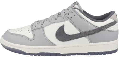 Nike Herren Dunk Low Retro Se Sneaker, White Light Carbon Platinum Tint, 47.5 EU