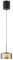 Paul Neuhaus LED-Pendelleuchte - 15 x 180 cm - 1-flammig - Rauchfarben - Schwarz - Metall - Glas - dimmbar