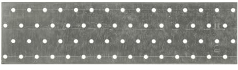 10x Lochplatten 80x300x2.0 mm verzinkt | Holzverbinder, Flachverbinder, Lochbleche, Nagelplatten | 10 Stück
