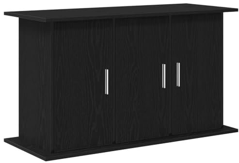 vidaXL Aquariumständer Schwarz Eichen-Optik 101x41x58 cm Holzwerkstoff