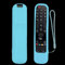 Cover Case for LG TV Remote MR24GA MR24GN MR23GA MR23GN MR22GN MR22GA AN-MR21GA Shockproof Anti Slip Protective Silicone Cover for LG Magic Remote - Glowing Blue