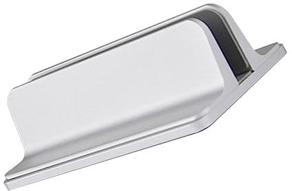 BRIGHTFUFU Space-saving Vertical Laptop Stand Aluminum Alloy Computer Holder Book Storage Rack for Desk Office Decor