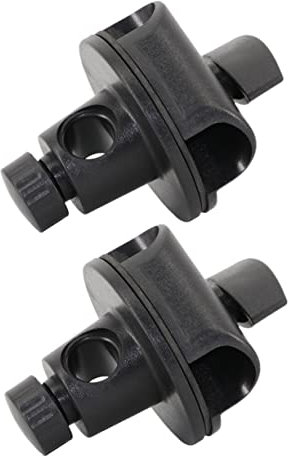 HAMPPLIES 2pcs Adjustable Microphone Boom Arm Clamps Adapter for Photography Mic Holder Easy to Install Compatible to Microphones