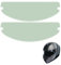 Helmet Visor Anti Fog, 2Pcs Visor Film Anti-Fog Motorcycle Anti Fog Film Universal Ultraviolet-Proof Visor Insert Fog Resistant Film Clear Shields Lens for Non Pinned Open Face and Full Visors Helmet