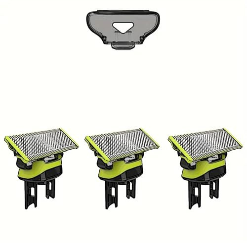 Ersatzklingen für One Blade, 2/3/4/6er Packung, für Philips One Blade Elektrorasierer/Barttrimmer (3)