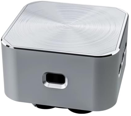 Koolenry Bone Conduction Bluetooth Speaker Resonant Audio Speakers Wireless Stereo Sound Speaker Silver