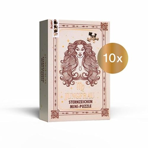 Nachfüllset: Sternzeichen Mini-Puzzle Jungfrau 10 St.: 50 Teile Mini-Puzzle
