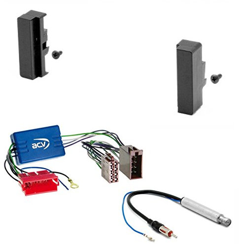 CARAV 11-003-a-12 DIN Autoradio Radioblende Set mit Aktiv Adapter f¨¹r Audi A3 (8L) 1996-2000