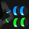 4 Stück Reflektorband, Vegena LED Armband, Leuchtband Reflective Leucht Armbänder Lichtband Lauflicht Licht Reflektoren Kinder Reflektor für Laufen Joggen Radfahren Hundewandern Outdoor Sports Running