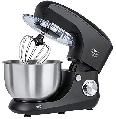 teesa Easy Cook Single Black Robot de Cocina, agitador, batidora, 1400 W, 1 Liter, 44 Decibeles, Aluminio, Negro