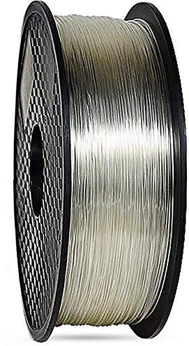 3D filament 1,75 mm TPU rubber gummi transparent 800g 1.75mm 3D Druck (transparent)