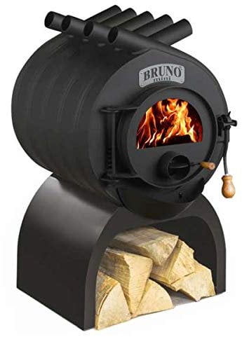 Werkstattofen Bruno Mini III - 12 kW Warmluftofen - Energieeffizienzklasse A - Zulassung für Deutschland und Schweiz - BimSchV (Untergestell Move, ohne Seitenverkleidung)