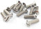 Vis à Métaux Tête Fraisée Bombée Fendue TFB Acier Inox DIN 964 (M4x10) x10