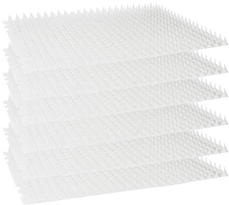 PestExpel® humane-indoor/outdoor-deterrent spikes-cat-dog-bird-animal-repellent-training-mat x6 clear