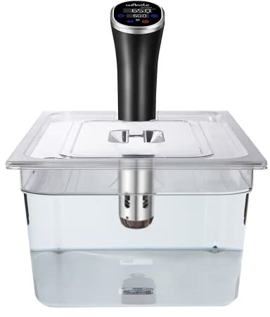 SousVideTools Récipient sous vide | Réservoir d'eau avec couvercle | Compatible avec cuisinière Wancle M820 1100 W | 20 L