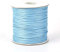 Bobina di filo di poliestere cerato, 1 mm, 181 metri/rotolo, per gioielli fai da te, collane, bracciali, artigianato, azzurro cielo chiaro