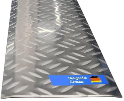 Gastro-BlechdesignÜbergangsprofil, Edelstahl Mandorla trible 1mm, Übergangsprofile, 3000 x 30 mm Übergangsleiste,Übergangsschiene