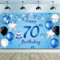 Happy 18th Birthday Banner Hintergrund Extra großes Stoff 18th Birthday Schild Poster Fotografie Hintergrund für 18. Jahrestag Geburtstag Party Dekorationen Zubehör, 72,8 x 43,3 Zoll