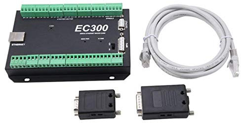 Ethernet-CNC-Mach3-Motion-Controller-Steuerkartenplatine, 3-6-Achsen-300-kHz-24-VDC-EC300, Spindel-PWM-Ausgangssteuerung für Werkzeugmaschinensysteme(3Achse)