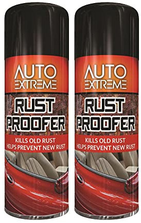 Classic Signature - 2 x Auto Extreme Rust Proofer Spray Paint 400ml Professional Quality, Perfect Finish for Cars, Bikes,Vans, Metal, Wood