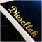 Finest Folia Frontscheibenaufkleber Schriftzug Diesellok Aufkleber für Windschutzscheibe Heckscheibe Frontscheibe Auto Fahrzeug Dekor Sticker FS123 (Gold Metallic, Außenklebend)