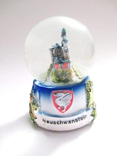 Schneekugel Neuschwanstein Hohenschwangau Snowglobe Germany Souvenir