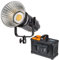 Walimex pro Niova 200 Plus Daylight dimmbare LED Videoleuchte mit Bowens-Reflektor & Soft Diffusor I Studiolicht mit COB LED-Technologie I 5600 K, CRI=93 I Leuchtstärke verstellbar von 10-100%