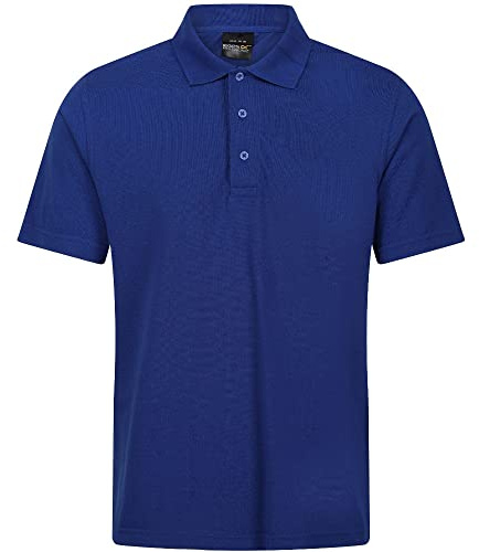 Regatta Herren Professional Mens Pro 65/35 Short Sleeve Polo T Shirt Polohemd, Blau, M