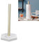 Porte Rouleau Papier Cuisine, Support Papier Cuisine en Papier De Cuisine De Comptoir Porte-Rouleau De Cuisine en Aluminium Doré Porte-Serviettes en Papier avec Base en Marbre De Simulation