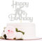 Sotpot Silver Glitter 16 Cake Topper, 16th Birthday Cake Decorations for Birthday Party Anniversary Party Supplies