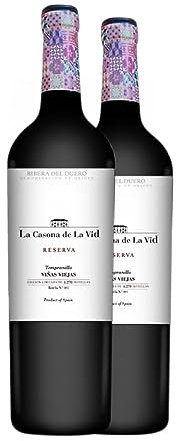 Lagar de Isilla La Casona de la Vid Tempranillo Ribera del Duero Reserva 75 cl Vino tinto (Caja de 2 Botellas de 75 cl)