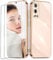 LENGRACE for ONEPLUS 9 Pro 5G Plating Edge Cover with 2 Pack Screen Protector,Gold Edge Design TPU Silicone Shockproof Phone Case-pink