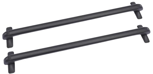 KEESUNG Dachträger Universal 2 Stück, 100CM Aluminium Auto Dachgepäckträger Schwarz Abschließbar Dachreling Autodach Dachgepäckträger mit Schloss, Maximale Belastung 75KG