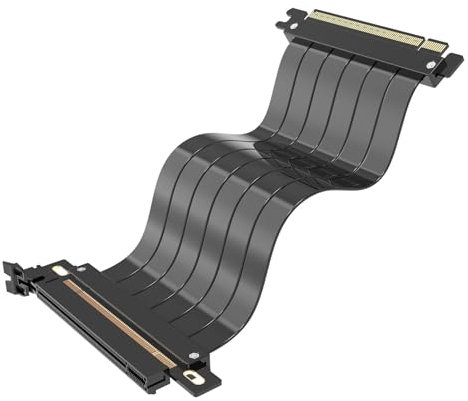 GPU Vertical Bracket RiserCable 90°/180° GPU Extension Line Shielded Computer PCIe3.0 X16 VGA Card Bracket Mount Full Speed Pcie3.0 Graphics Card GPU Extension Cable