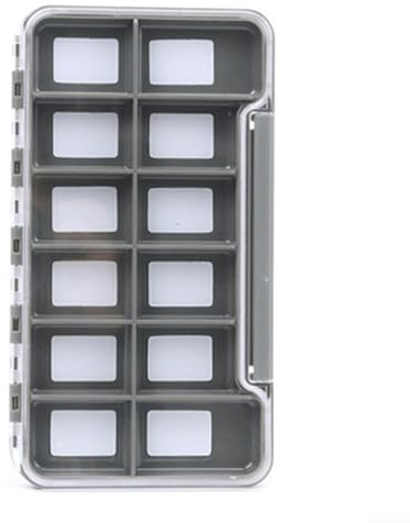 Slim Magnetic Backed Fly Box, Water Resistant, Perfect for Keeping Flies and Hooks (B)