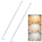 Aigostar Luz LED Cocina con Interruptor 18W Luces Armarios, 3000K/4000K/6500K, 230V Regleta LED Bajo Armarios para Cocina, Vestidor, Armario 1178 * 34 * 23mm, 2 pcs