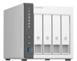 Qnap TS-433 NAS 4 Bay (ARM 4 core Cortex-A55 2,0 GHz, 2,5 GbE) 40 TB bundle con 4 X 10 TB Seagate IronWolf